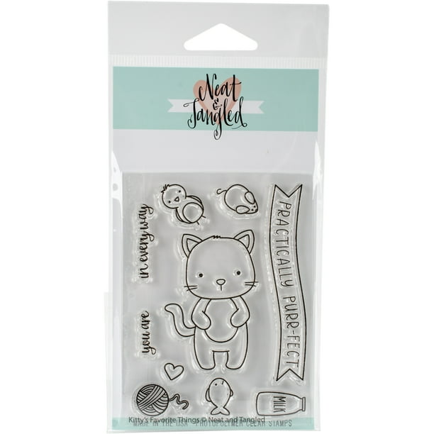 Neat & Tangled Clear Stamps 3"X4"-Kitty'S Favorite Thing