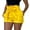 Yellow, variant on YVNAURA Women's Crochet Cover Up Shorts Beach Knitted Hollow Out High Waist Elastic Swim Coverup Bottoms for Bikini Summer Vacation 2026,Red,L