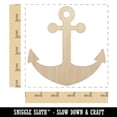 thumbnail image 2 of Ship Anchor Nautical Wood Shape Unfinished Piece Cutout Craft DIY Projects - 4.70 Inch Size - 1/8 Inch Thick, 2 of 7