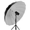 thumbnail image 1 of Fotodiox Umbrella-50in-Blk-Wht 50 in. Pro 16-Rib Parabolic Umbrella, Black & White, 1 of 1