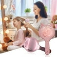 thumbnail image 5 of RV 1 pieza (rosa) Juego de cepillos para el cabello para niñas, juego de cepillos y peines para niñas, cabello húmedo y seco, lindo y brillante peine con bolsa de aire, peine de masaje, cepillo para desenredar, peine de peluquería BRILLAR Rojo Verde, 5 of 5