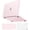 Pink, variant on MOSISO MOSISO Compatible with MacBook Air 13 inch Case M5 M4 M3 M2 2026-2022 A3449 A3240 A3113 A2681, Anti-Fingerprints Corner Protective Hard Shell with TPU Bumper Edge,3 in 1 Kit