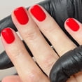 thumbnail image 1 of Uñas postizas Dulyork rojas cortas acrílicas tipo press on, 24 piezas, 1 of 6