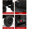 thumbnail image 6 of EastVita 24V 4x4 Ride On Toy for Big Kids, 4x85W 6MPH Ride On UTV Car w/Parent Remote, 16'' Wide Seat, Music, Horn, Metal Frame, 4 Shock Absorbers, Battery Powered Electric Cars for, 6 of 7