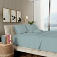 thumbnail image 3 of Aireolux 800 Thread Count 100% Cotton Supima, Wrinkle Resistant, Soft & Cozy, Sateen Sheet Set Twin Blue, 3 of 9