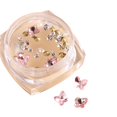 thumbnail image 2 of Jiaroswwei Nail Decoration Plentiful Quantity Sparkling Surface Glass Drill Colorful Shining Butterfly Style DIY Nail Art Ornament Beauty Supplies, 2 of 8