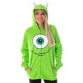 thumbnail image 6 of Disney Monsters Inc Mike Wazowski Adult Costume Full-Zip 3D Hoodie, 6 of 6