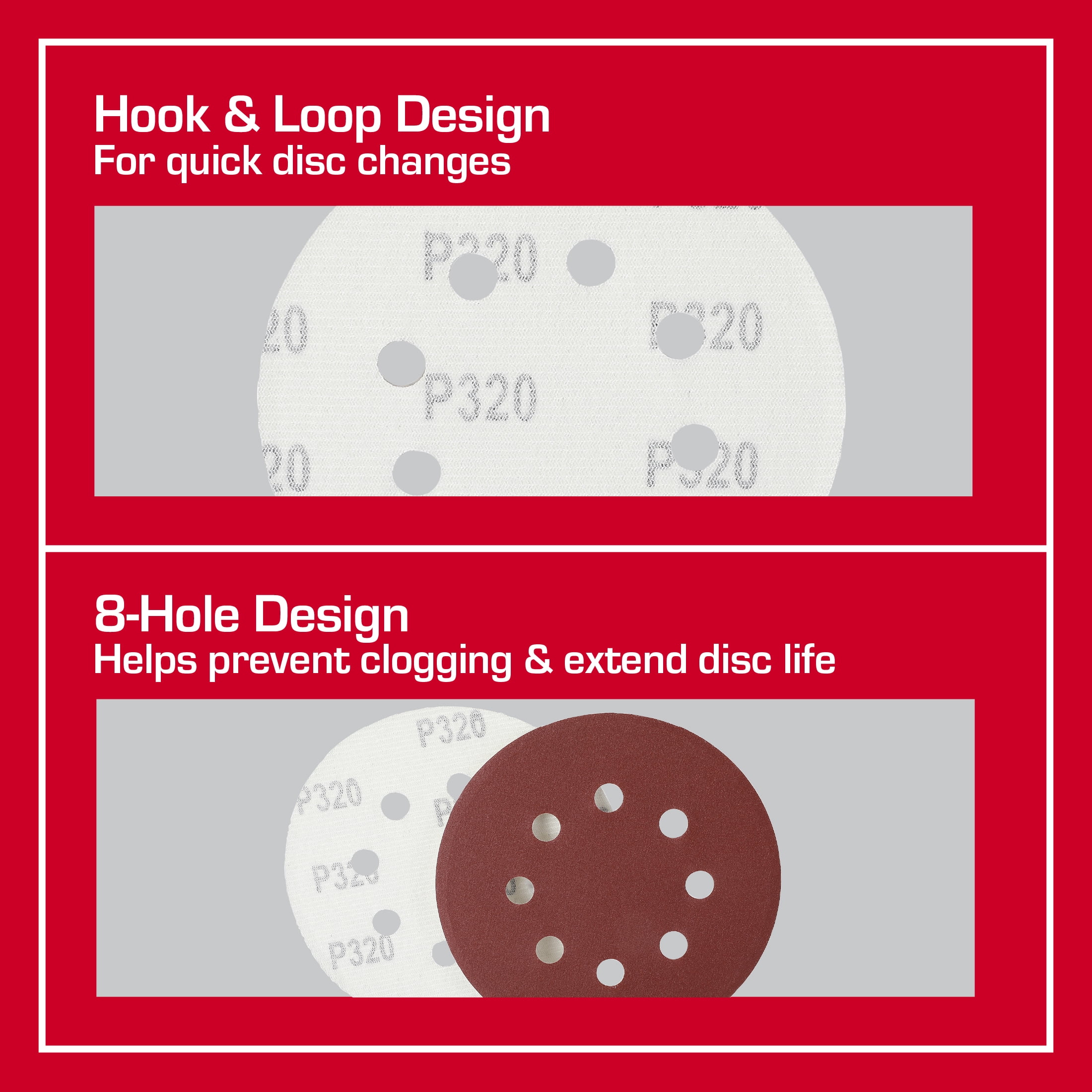 Hyper Tough 120-Piece Sanding Discs, Assorted Grit Set