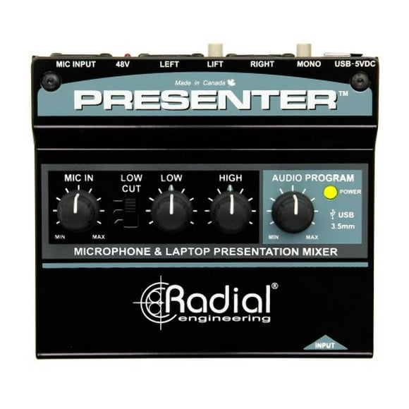 Radial Presenter Table de Mixage de Présentation Audio