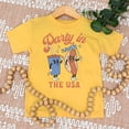 thumbnail image 4 of Party in The USA Funny Hotdog & Soda 4th of July Shirts for Kids & Adults Pink Shirt 5-6, 4 of 5