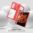 thumbnail image 3 of for Samsung Galaxy Z Fold 6 Case with Camera Cover, for Samsung Z Fold 6 Case Crystal Clear & Not-Yellowing Slim Miltary Shockproof Protective Phone Case for Galaxy Z Fold 6, Red, 3 of 6