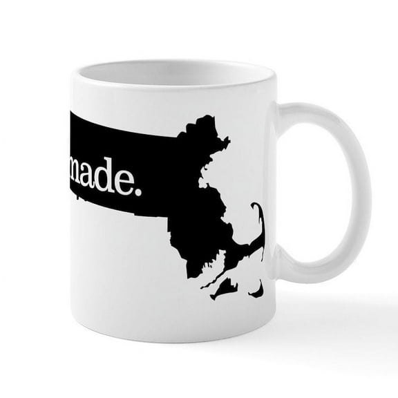 CafePress - Massachusetts Made - 11 oz Ceramic Mug - Novelty Coffee Tea Cup