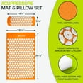 thumbnail image 6 of ProsourceFit Acupressure Mat and Pillow Set for Back/Neck Pain Relief and Muscle Relaxation, 6 of 8