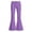 czb# Purple439, variant on CUZIBR Girls Flared Pants High Waist Solid Color Classic Bell Bottom Stretch Casual Streetwear Trousers With Front Pockets For Kids Back To School Fashion Bottoms,Navy,13-14 Years