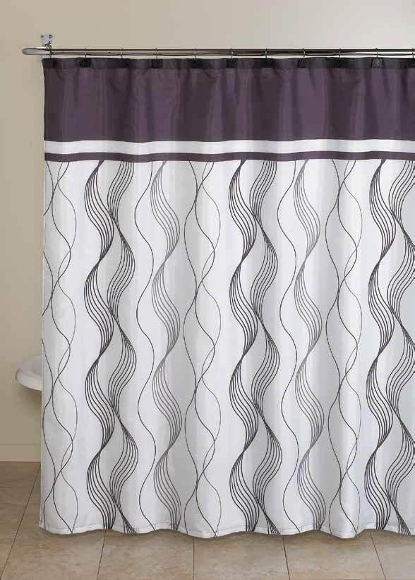 Mainstays Cosmo Shower Curtain Set, 13 Piece