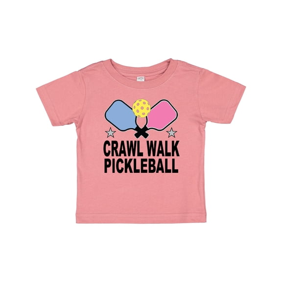 Inktastic Crawl Walk Pickleball Boys or Girls Baby T-Shirt