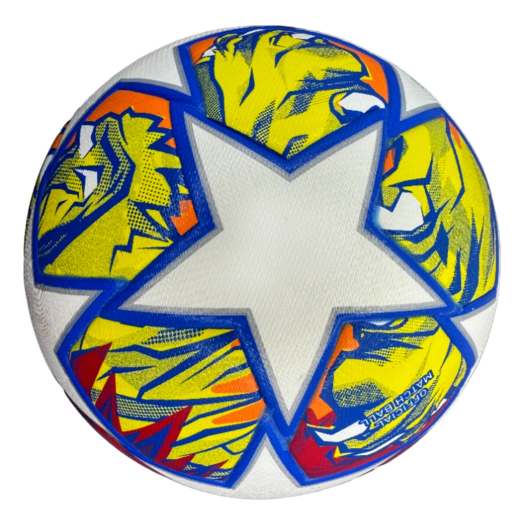 Premium Europe Cup Themed Size 5 Soccer Balls - Diverse Vibrant Colors, Ideal for Adult & Youth Players, Durable Construction for All - Weather Play
