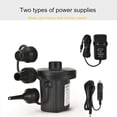 thumbnail image 4 of Inflatables Electric Air Pump, 240V AC/12V DC (Home/Car), 3 Nozzles, Quick Inflate/Deflate, 4 of 5