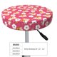 thumbnail image 4 of Disketp Piggy Sunflower Funda Redonda para Taburete, Funda de Cojín para Silla de Bar Suave y Elástica-14 inch, 4 of 7