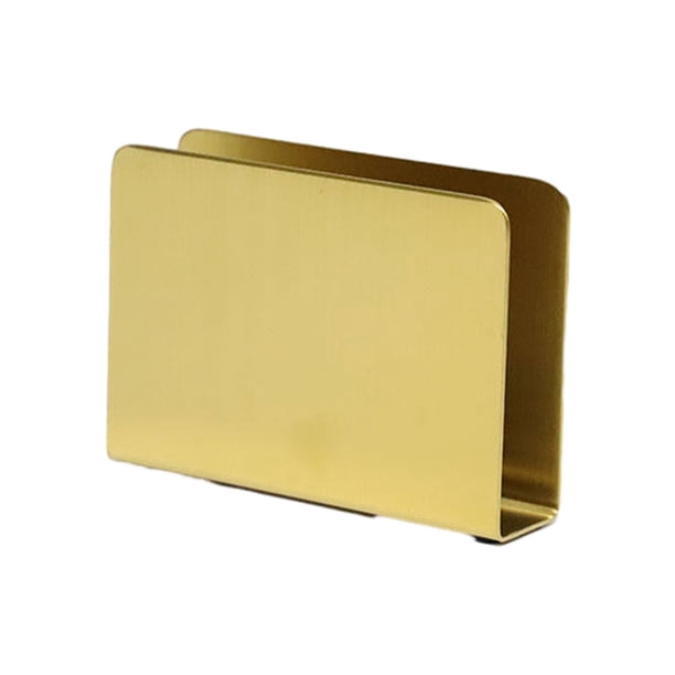 Moyic Exquisitos anillos de servilleta de acero inoxidable para su elegante cena Servilleteros para mesas Estante de almacenamiento Centros Mostrada oro 1