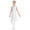 White, variant on Doomiva Kids Girls Asymmetrical Lyrical Dance Dress Rhinestones Flower Pattern Side Slit Ballet Dancewear Red 16