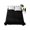 Charcoal,, variant on Twin Flat Sheet Only Traditional Grid Pattern Soft Microfiber Cooling Bedding Sheets Monochrome Black Background Flat Bed Sheet