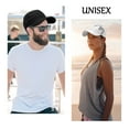 thumbnail image 4 of HNMKIU Performance Mesh Sport Cap for Outdoor Activities Quick Drying Adjustable Unisex Sun Baseball Hat White,One Size, 4 of 5