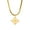 Gold, variant on TEAMER Snake Chain Stainless Steel Necklace for Women Men Witch Knot Pendant Necklace Amulet Jewelry Gift
