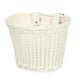thumbnail image 4 of Cesta para bicicleta infantil, cesta para manillar delantero, cesta tejida a mano, cesta portátil para bicicleta Blanco, 4 of 9