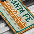 thumbnail image 6 of Santa Fe NM New Mexico Travel Vacation Stamp Faux Leather Travel Luggage Tag, 6 of 7