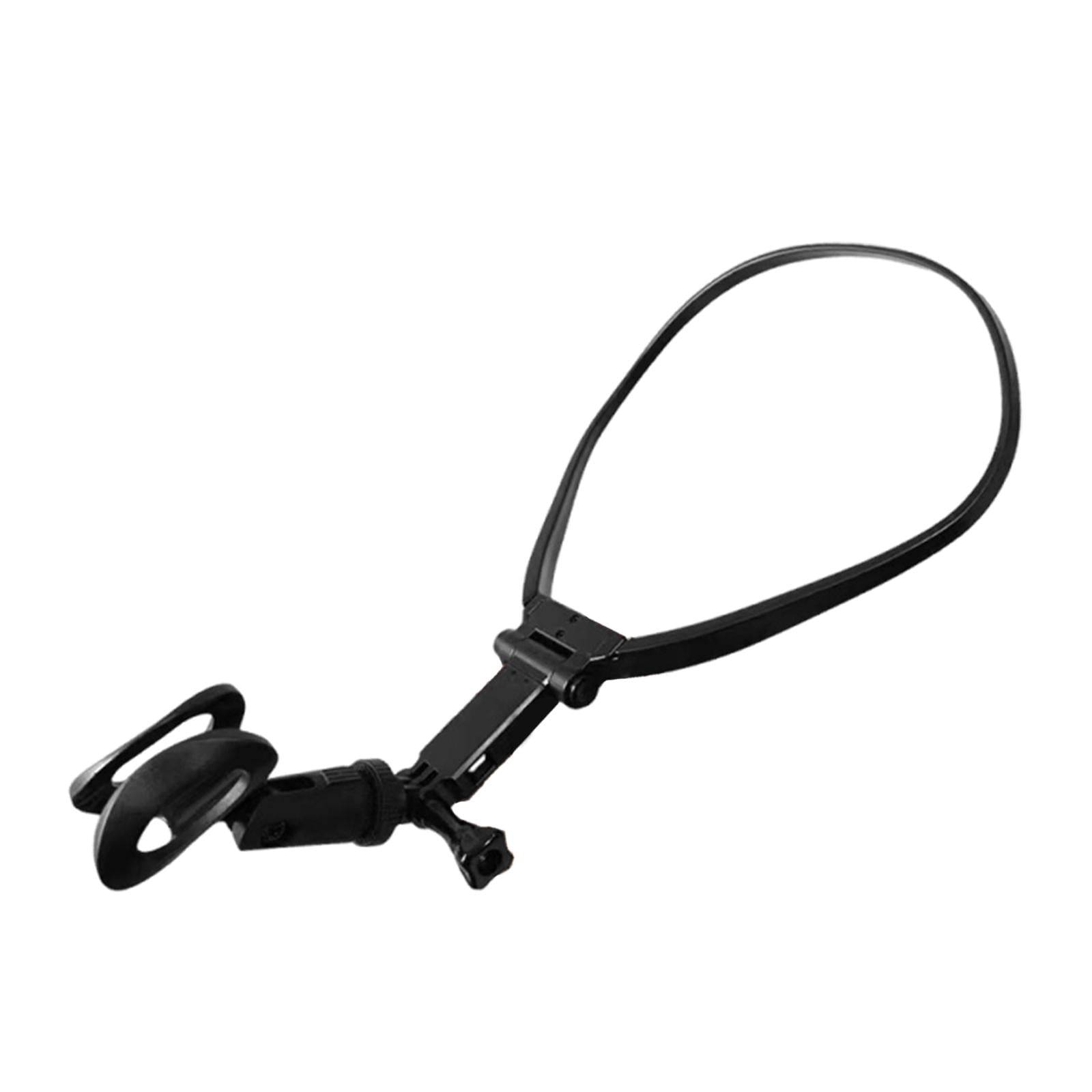 MERIGLARE Neck Microphone Holder Adjustable Handsfree Mount Stand Lightweight PP Material Portable Mic Brace Wearable Accessory Suitable for Classroom Singer Teacher Performance style B