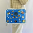thumbnail image 5 of Multi-Color Ita Crossbody Bag and Multi-Color Insert, Ita Messenger Bag, Window Bag, Pin Purse, Pin Display Bag, Ita Bags, Pin Trading Bag, Itabag, Shoulder Ita Bag., 5 of 8