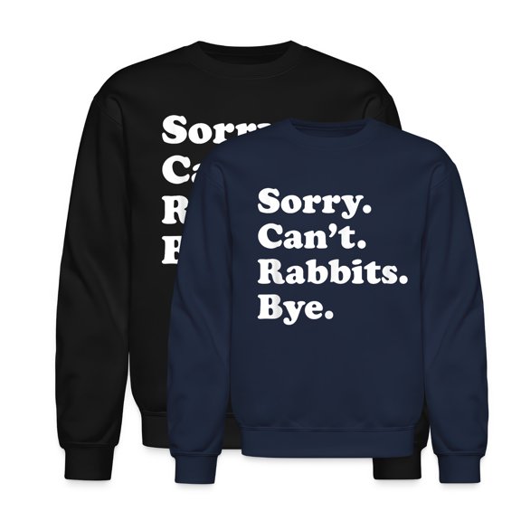 EcoLoom Rabbit Boys Or Girls Long Sleeve Unisex Midweight Crewneck Sweatshirt