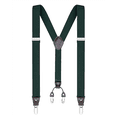 thumbnail image 2 of Buyless Fashion Suspenders for Men - 48" Elastic Adjustable Straps 1 1/4" - Y Shape - 5103-Hunter-Green, 2 of 7
