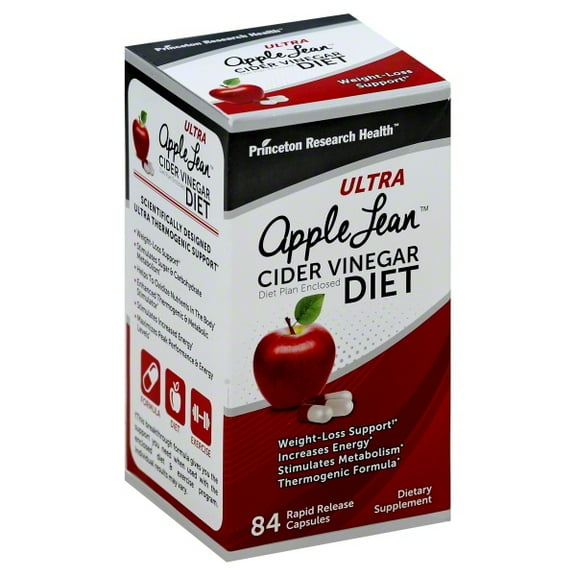 Princeton Research Apple Lean Health Cider Vinegar Diet Plan Capsules 101 Ct
