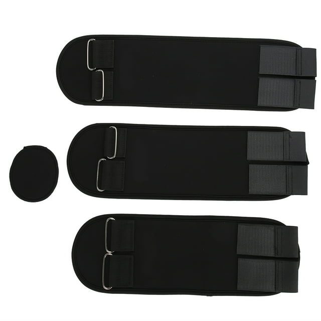 Protector de Vendaje Jadeshay para Rodilla de Alta Capacidad Color Negro Tamaño M L XL