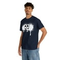 thumbnail image 6 of Funny smiley face graphic tee Cheshire Cat face Unisex Heavy Cotton Tee, 6 of 9