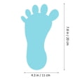 thumbnail image 3 of SHISUYAN 24PC Small Feet Shape Stickers Removable Wall Decal for Drills and Training School Teaching (Random Color), 3 of 8