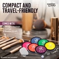 thumbnail image 4 of Pintura corporal contra salpicaduras y derrames, luz negra UV, 6 colores, 18 g, 4 of 7