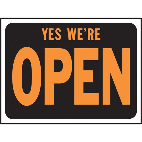 Hy Ko Yes Were Open Sign Set Of 10