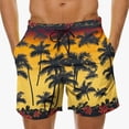 thumbnail image 2 of Aobny Plus Size Shorts Board Hawaiian Mens Clothes Baggy Casual Big & Tall Summer Clothes,XXXXL, 2 of 5