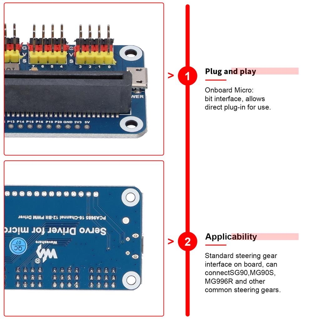 Debugging Board Servo Motor PWM Servo Control Debugging Board For Robotic Arm With ...