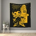 thumbnail image 6 of Bendy And The Ink Machine Tapestry Anime Poster Wall Hanging Art Decor For Living Room Bedroom Dorm Apartments Party Supplies Gifts 60x80 Inch, 6 of 7