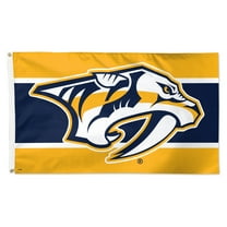 WinCraft Nashville Predators 3' x 5' Team Stripe Deluxe Single-Sided Flag