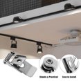 thumbnail image 3 of SEWCHICS 10pcs Downlight Spring Clamp Iron Silver Simple Design For Lighting Fixtures Accessories, 3 of 5