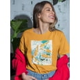 thumbnail image 2 of Image Conscious Urban Graffiti Fish T-Shirt Womens -Porter Hastings Designs, Female Regular Fit, 2 of 4