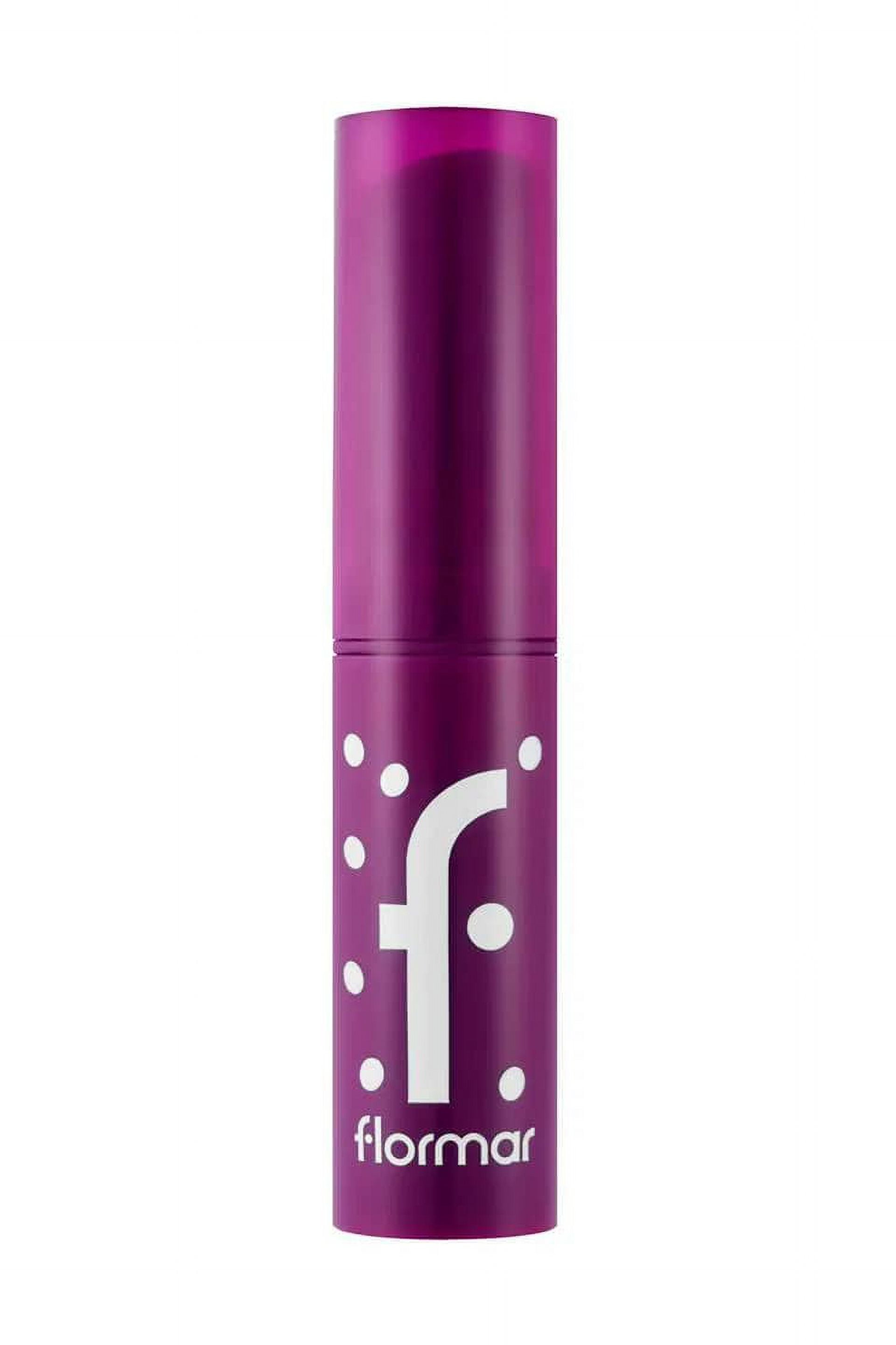 Flormar Blackberry Flavored Coloring & Nourishing Lip Balm 3g - 002 Black Mulberry
