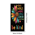 thumbnail image 1 of Decorative Banner Inspirational Quote Positive Message Colorful Leaves Motivational Poster for Classroom Office Home Decor, 1 of 4
