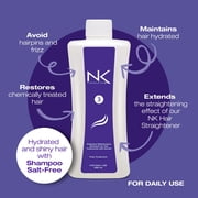 NK Professional Care Complete Keratin Treatment Set – Straightening & Repair Kit | Keratin Treatment + Post-Treatment Shampoo + Nourishing Hair Mask + Styling Oil | Formaldehyde-Free, Vegan (8oz)