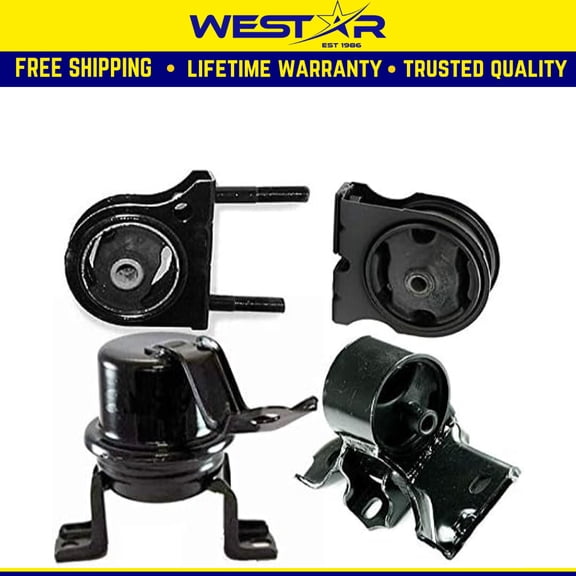 Fits 1996-1997 Toyota RAV4 2.0L w/MANUAL, Motor & Trans Mount Set 4pcs : A7233, A7246, A7234, A7247